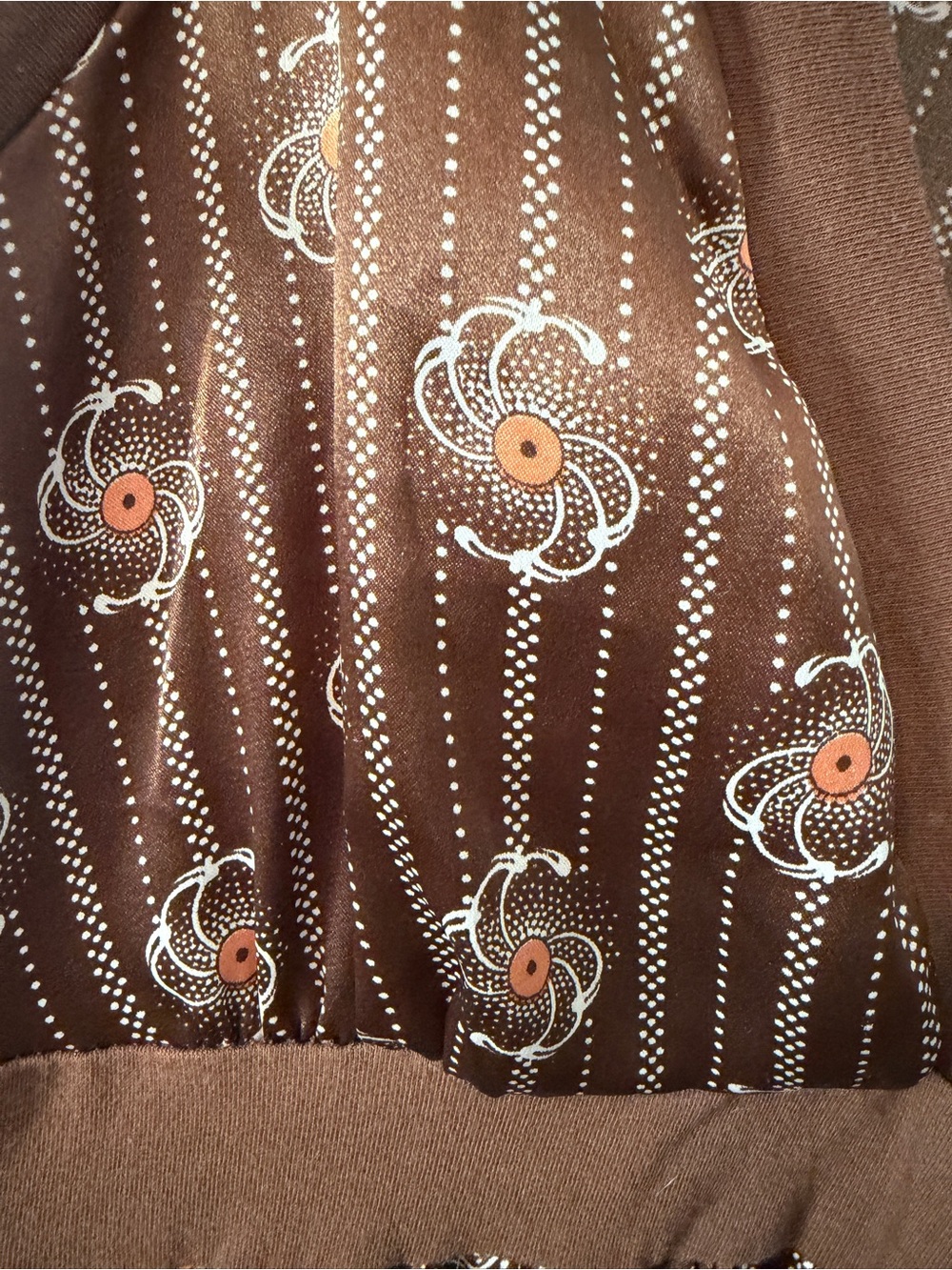 dELiA*s Brown Floral-Print V-Neck Midi Dress - Picture 3 of 4